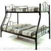 colin bunk bed double deck black