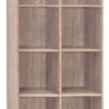 2054 open shelf bookshelf sonoma oak
