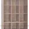 2055 open shelf bookshelf sonoma oak