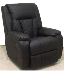 t095 recliner sofa chair black