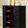 sc-335 shoe cabinet black