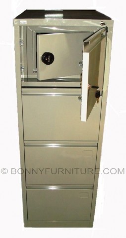 vertical filing cabinet with vault 4-drawer