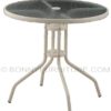 outdoor table t-07 glass top round