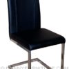 dc4693 dining chair leatherette black
