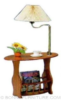 pc-2000 magazine rack with lampshade