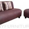 alpha sofa set 311 dark brown