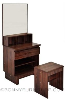 cassandra dresser with stool teak